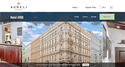 Desktop Screenshot of hotelatos.cz